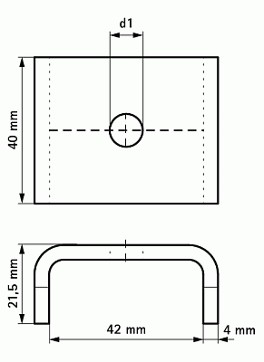 Шайба Walraven BIS Strut U-образная (BUP), 9 мм